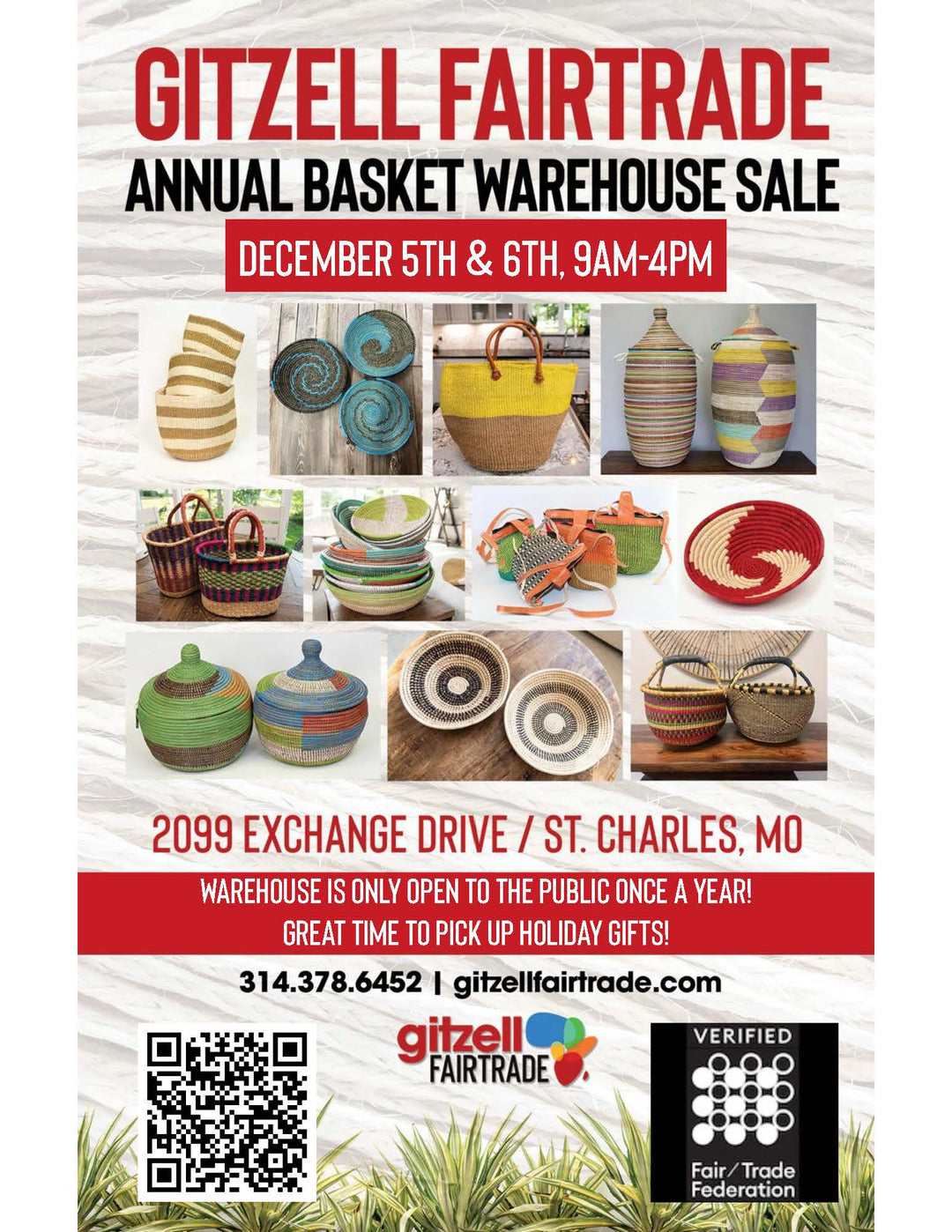 Join Us for the Gitzell Fair Trade Holiday Market!