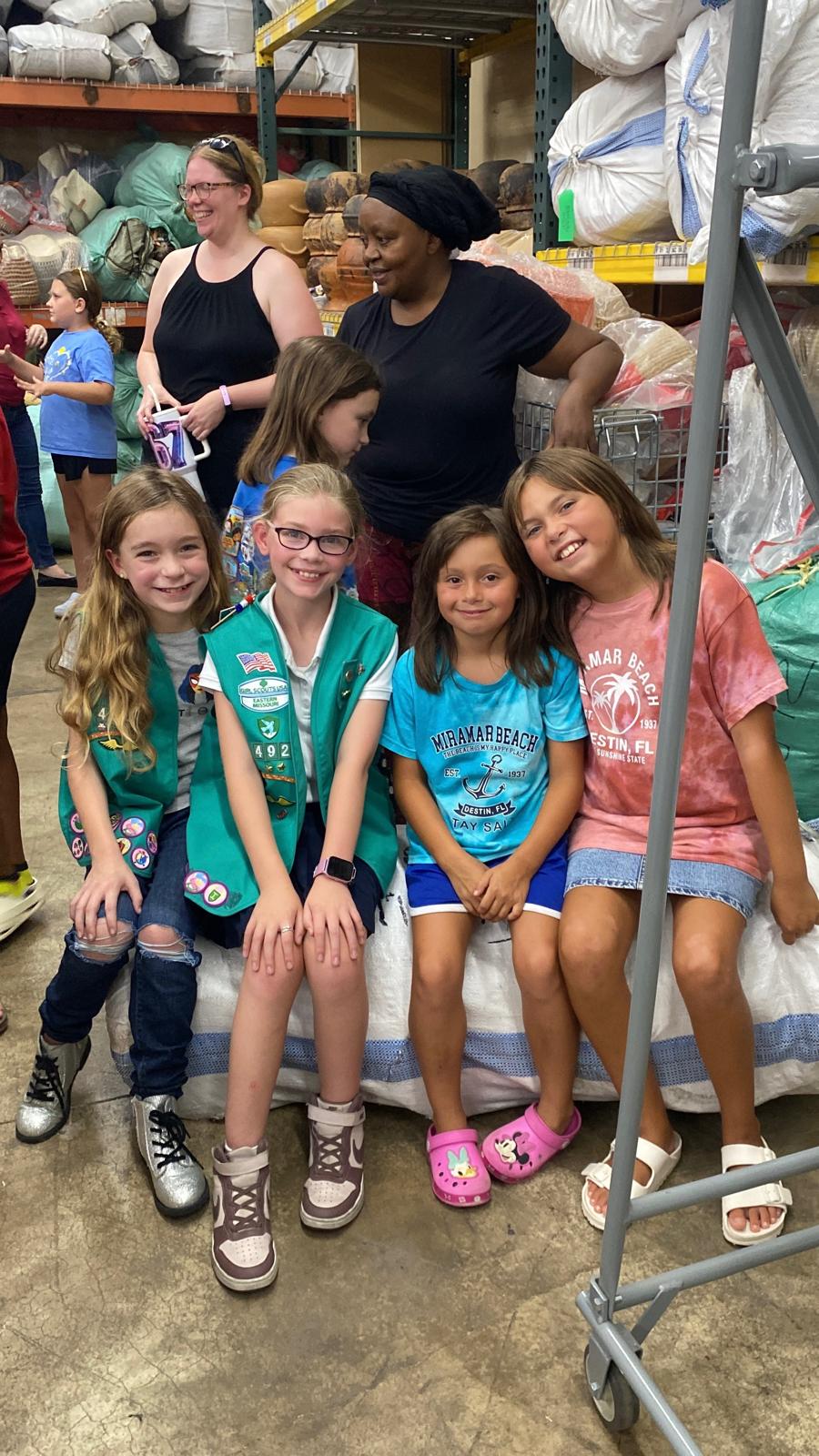 Girl Scouts Visit Gitzell Fair Trade | Book a Warehouse Tour