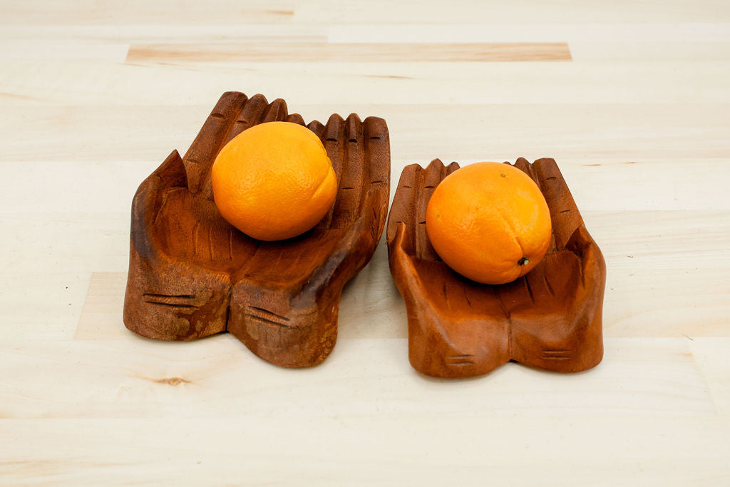 Wooden Helping Hands Bowl