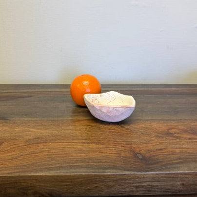 Organic soapstone bowl for minimalist home decor carved from Kisii stone in Kenya