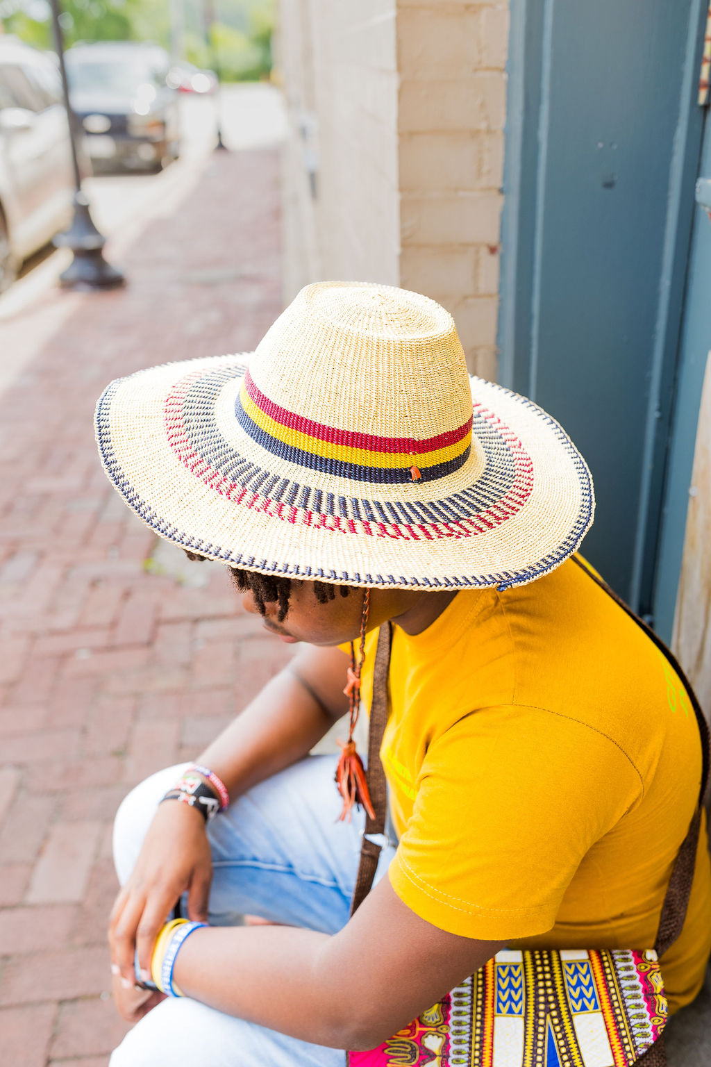 African Straw Sun Hat