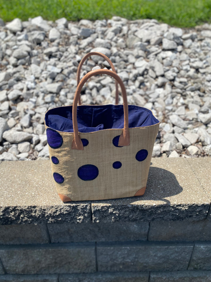 Madagascar Dotted Abstract Tote Bag
