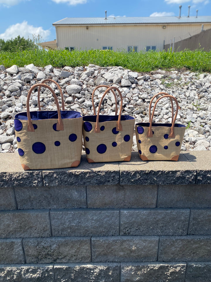 Madagascar Dotted Abstract Tote Bag