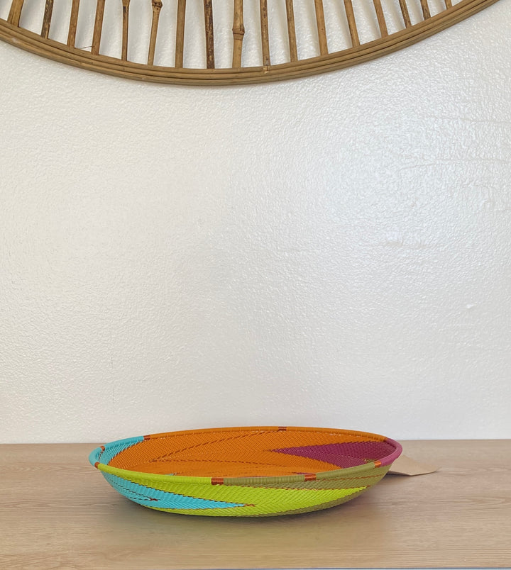 Pastel Rainbow Zulu Wire Baskets