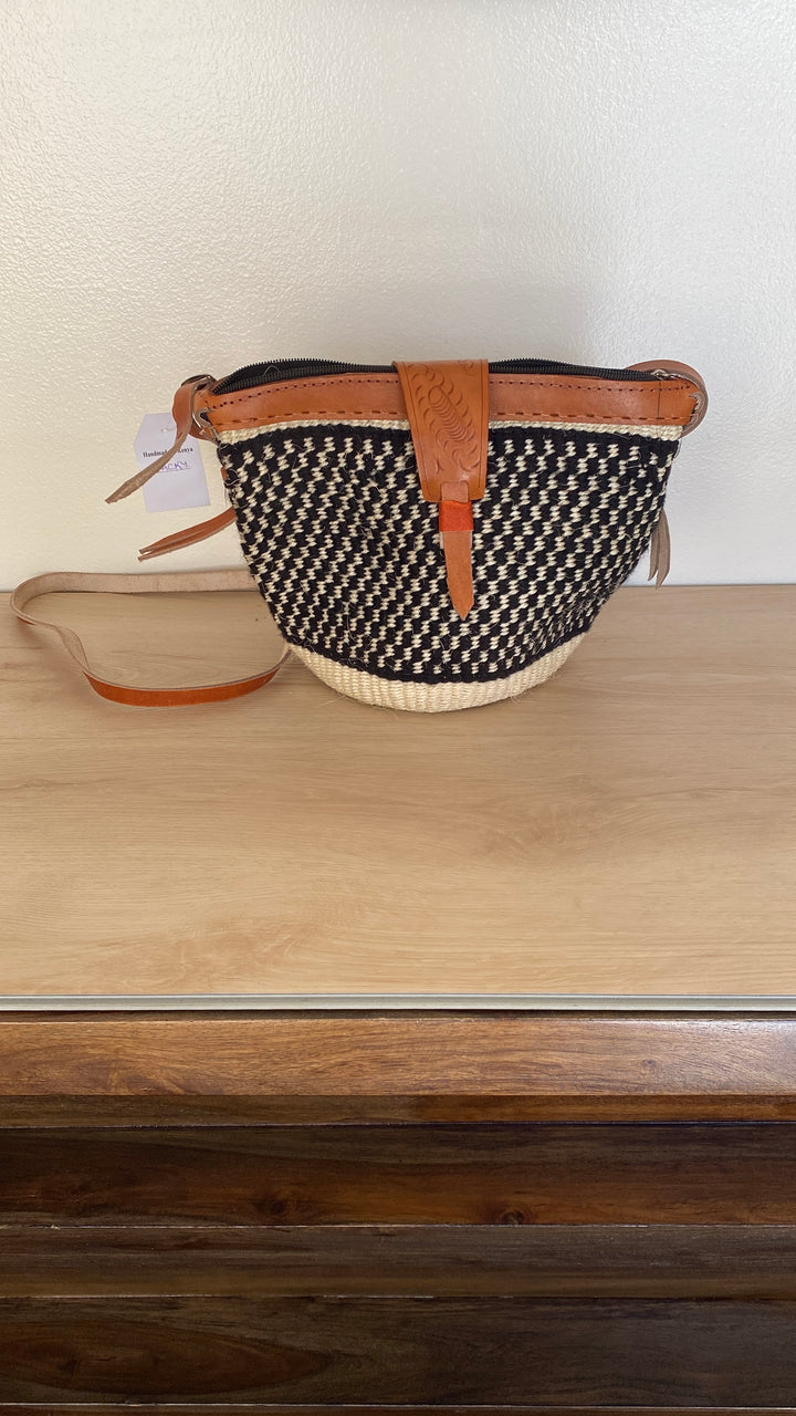 Fair Trade Long Strap Sisal Purse