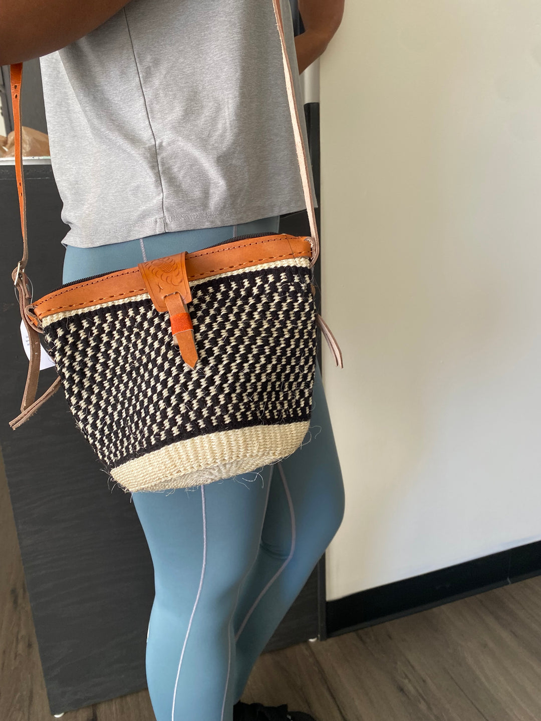 Fair Trade Long Strap Sisal Purse
