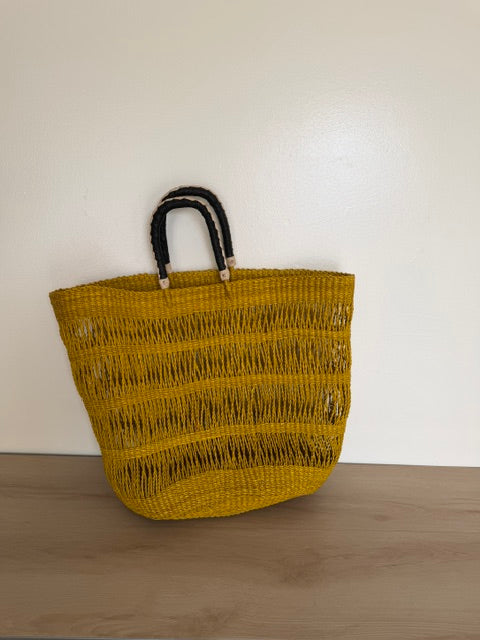 Lace Basket Tote Bag, Large