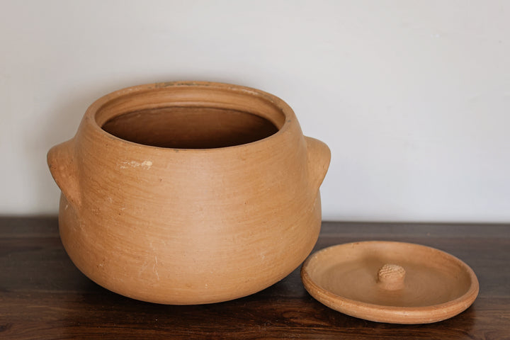African Clay Cooking Pot with Lid