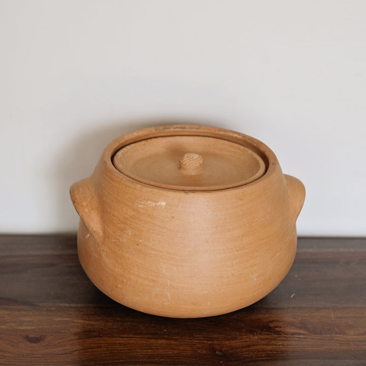 African Clay Cooking Pot with Lid