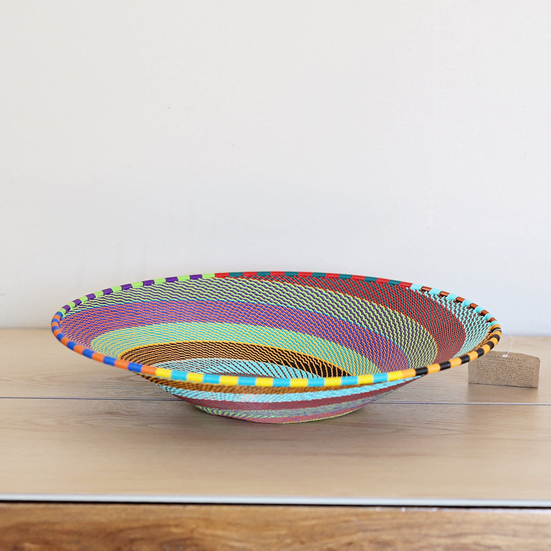Rainbow Zulu Wire Baskets