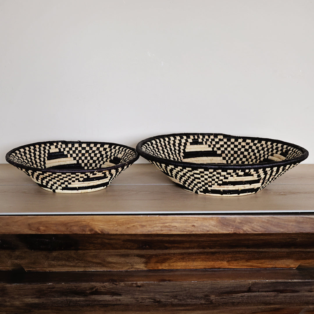 Bukedo and Raffia Bowls - Night Sky