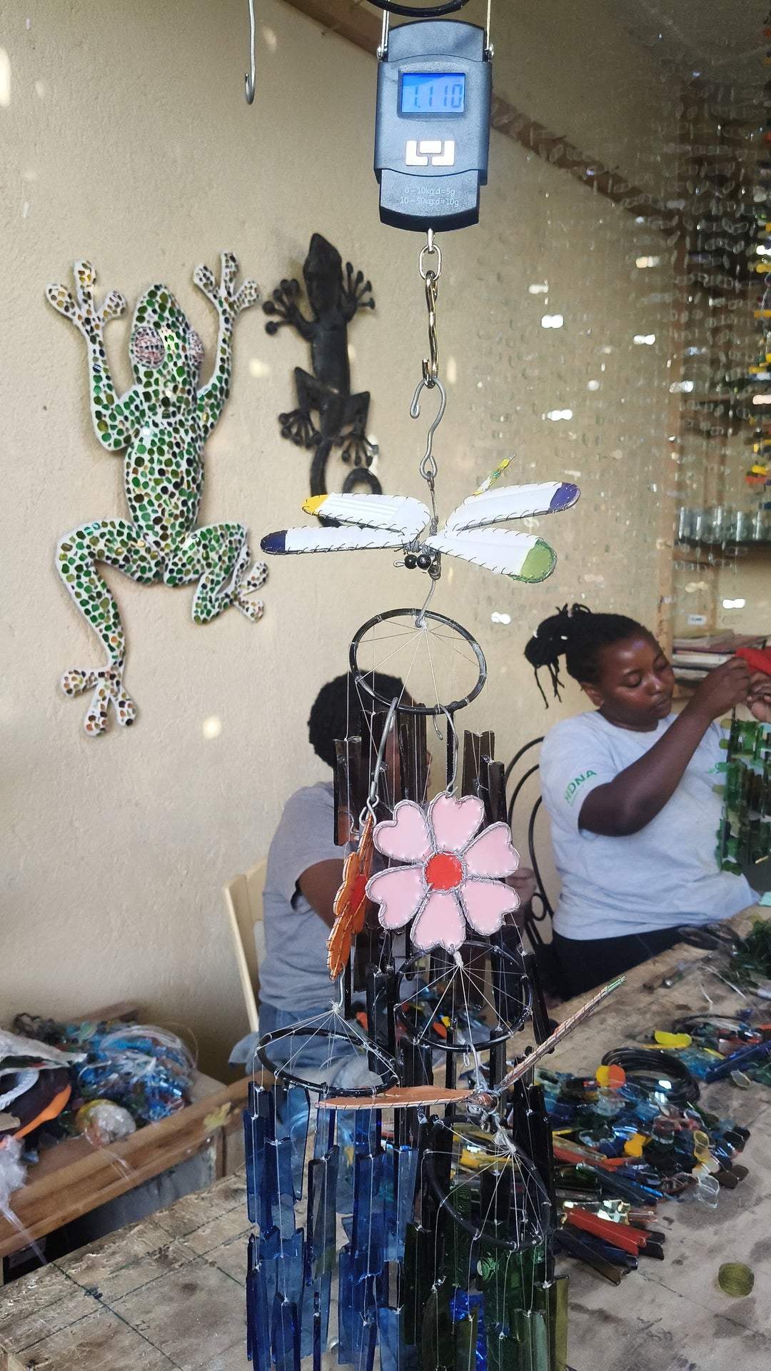 Glass Wind Chimes, One-of-a-kind