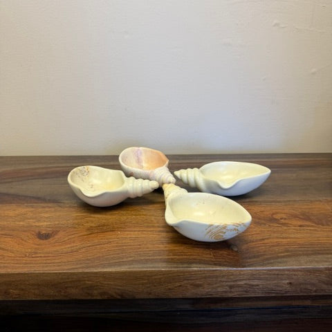 Natural soapstone snail shaped bowl hand-carved in Kisii Kenya fair trade decor