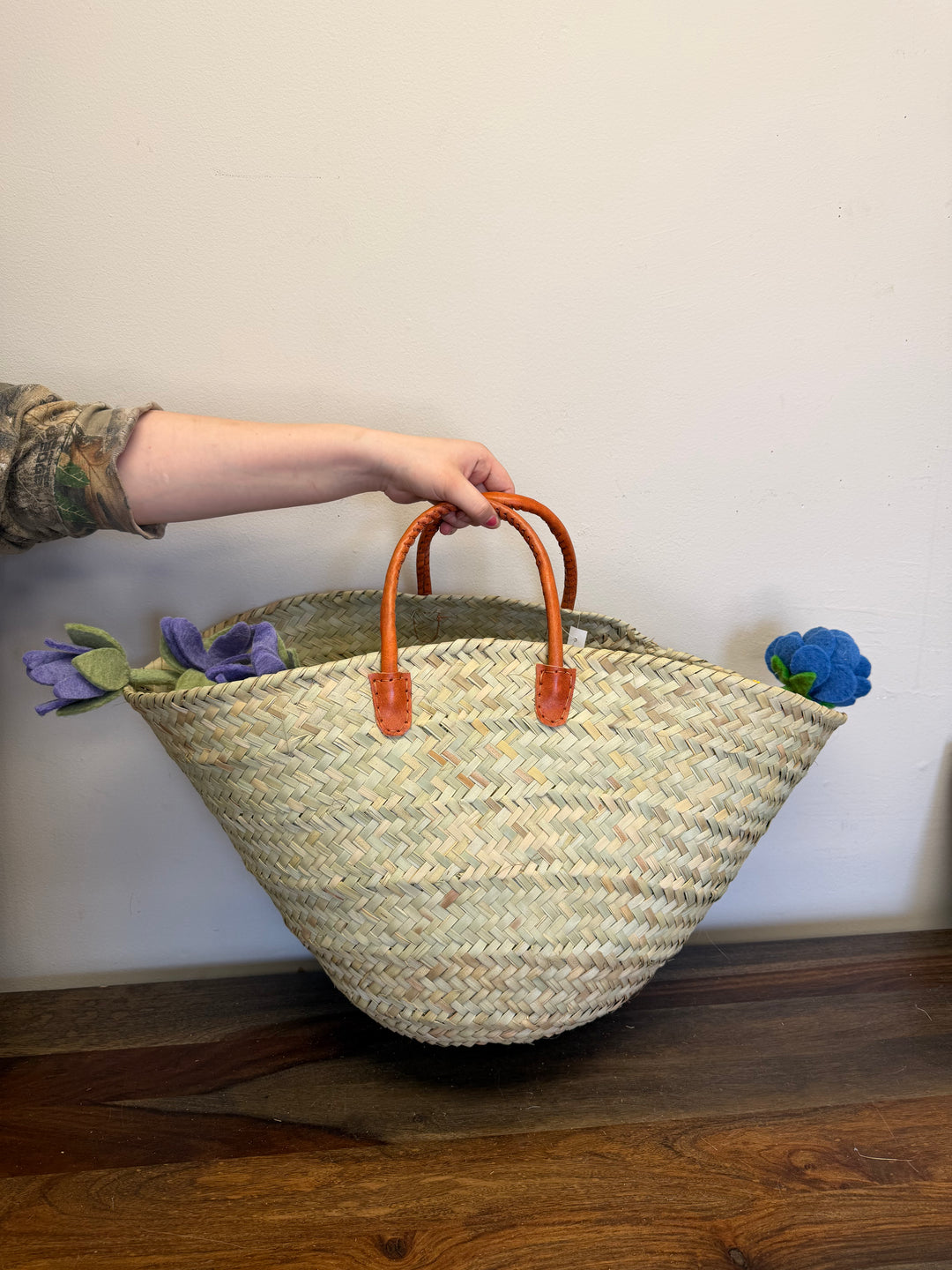 Kikapu Palm Tote Basket