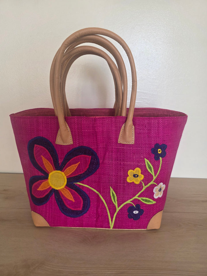 Madagascar Floral Tote Bag