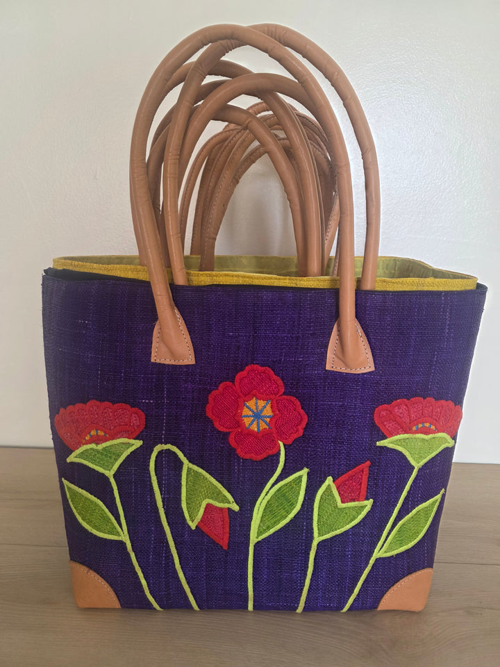 Madagascar Floral Tote Bag
