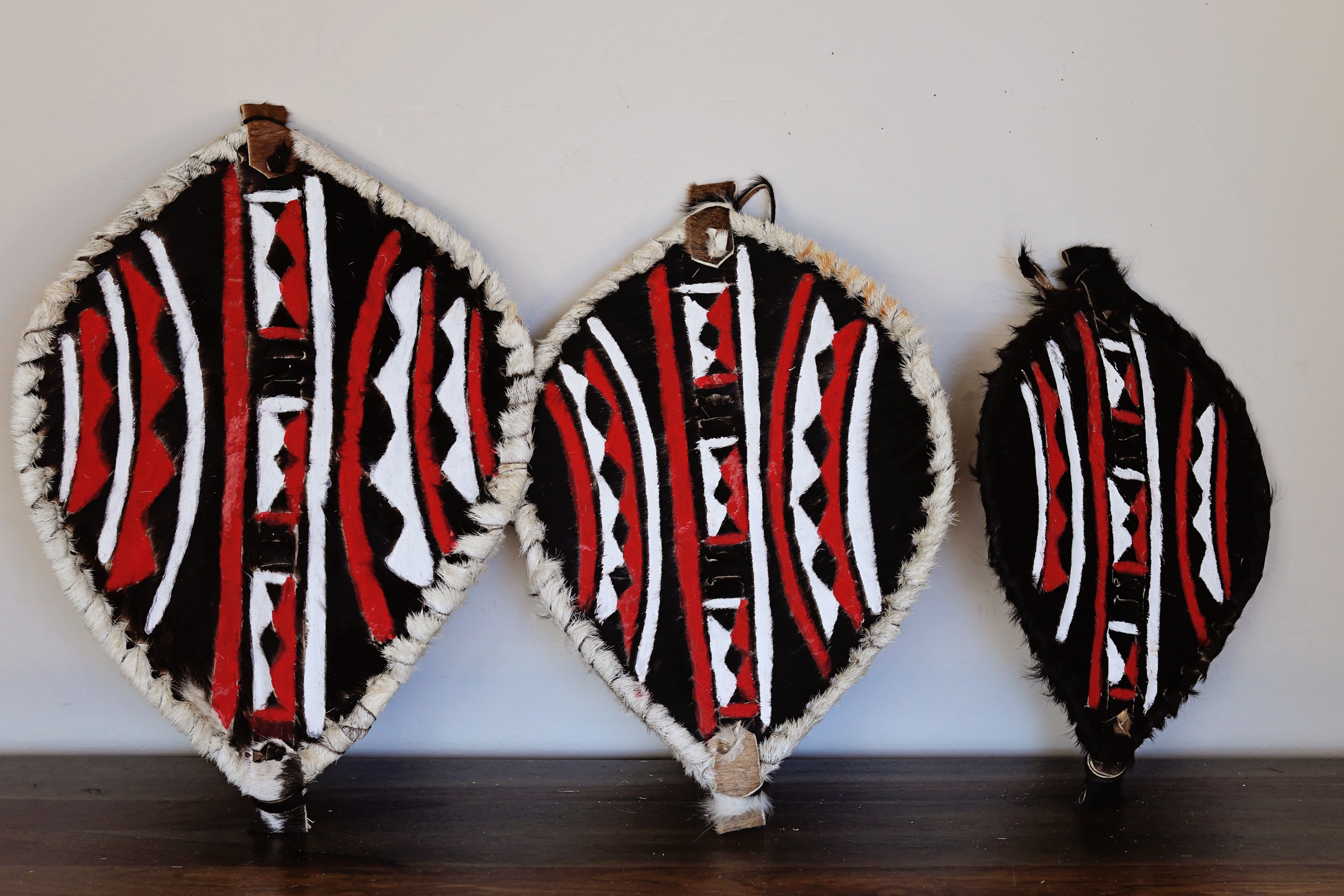 ナショナル坊や プラ セルロイド Leather Kenyan Shields – Gitzell FairTrade
