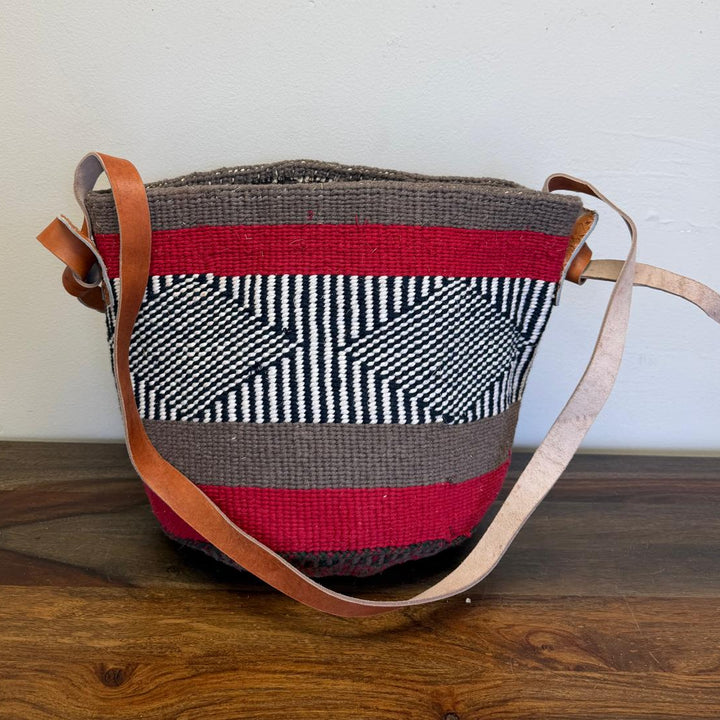 Our bestselling, Tibo Crossbody Tote Bag with long strap, perfect for everyday. Handmade in Kenya.